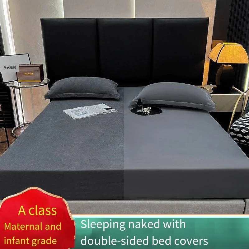 Two-sided available fitted sheet,A side is warm, B side is cold, soft delicate elastic rope anti slip adjustable bed sheets
Two-sided available fitted sheet,A side is warm, B side is cold, soft delicate elastic rope anti slip adjustable bed sheets