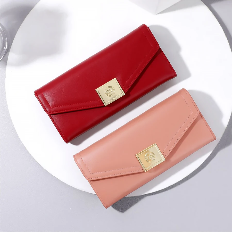 Hot Selling new women's PU leather Long Wallets Japanese Korea three fold Purses large capa Money Bags Handbags Cards Holder
Hot Selling new women's PU leather Long Wallets Japanese Korea three fold Purses large capa Money Bags Handbags Cards Holder