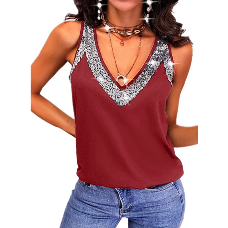 2024 Vacation Summer Beach T-shirts Sequined Patchwork Fashion Women Top Tees Cold Shoudler Hot Lady Purple V-neck Top Tee
2024 Vacation Summer Beach T-shirts Sequined Patchwork Fashion Women Top Tees Cold Shoudler Hot Lady Purple V-neck Top Tee