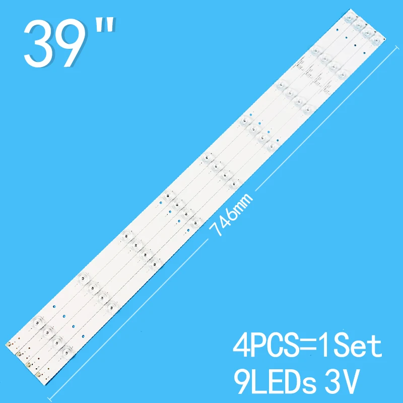 1SET=4PCS 746mm for 43inch LCD TV OY39D09-ZC14F-01 0Y39D09-ZC14F-01 LE39D52 LE39D10 LS390TU1P00 LE39D10S LE39D20 backlight strip
1SET=4PCS 746mm for 43inch LCD TV OY39D09-ZC14F-01 0Y39D09-ZC14F-01 LE39D52 LE39D10 LS390TU1P00 LE39D10S LE39D20 backlight strip