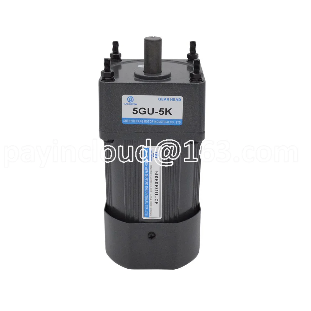 5IK60GN-CF 60W three-phase 220V/380V AC gear motor, reversible, adjustable speed
5IK60GN-CF 60W three-phase 220V/380V AC gear motor, reversible, adjustable speed