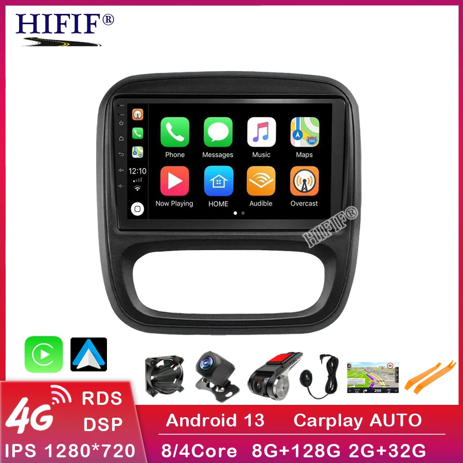 Автомагнитола на Android 13, мультимедийный видеоплеер для Opel Vivaro B 2014-2021 Renault Trafic 3 2din Gps Navi Stereo 4G Carplay
Автомагнитола на Android 13, мультимедийный видеоплеер для Opel Vivaro B 2014-2021 Renault Trafic 3 2din Gps Navi Stereo 4G Carplay