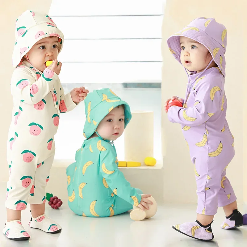 2023 Children's One Piece Swimsuit Sunscreen Quick-Dry Baby Surfing Suit for Boys Girls Swimwear Toddler Bathing Suit
2023 Children's One Piece Swimsuit Sunscreen Quick-Dry Baby Surfing Suit for Boys Girls Swimwear Toddler Bathing Suit