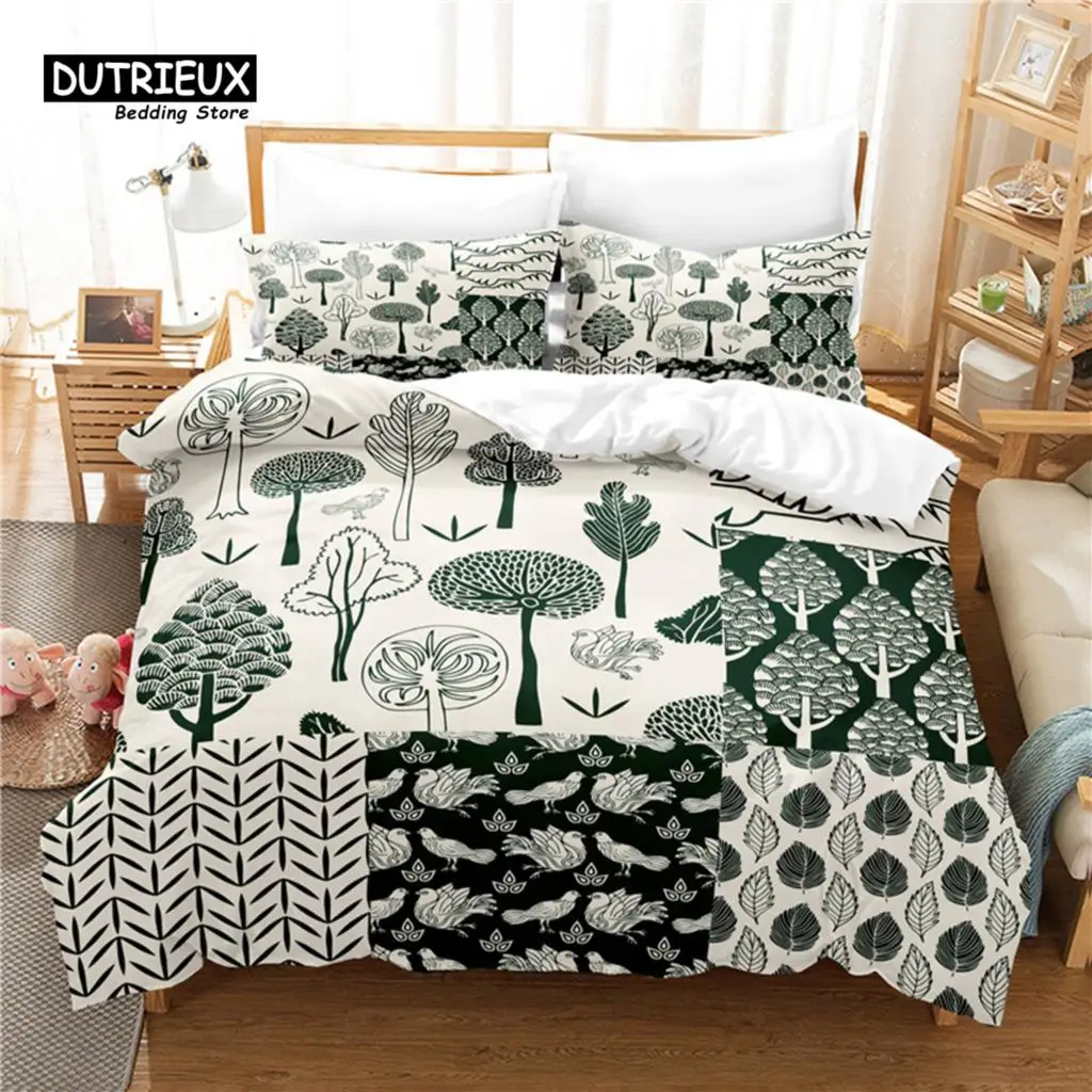 Forest Pattern Painting Bedding Set, 3Pcs Duvet Cover Set, Soft Comfortable Breathable Duvet Cover, For Bedroom Guest Room Decor
Forest Pattern Painting Bedding Set, 3Pcs Duvet Cover Set, Soft Comfortable Breathable Duvet Cover, For Bedroom Guest Room Decor