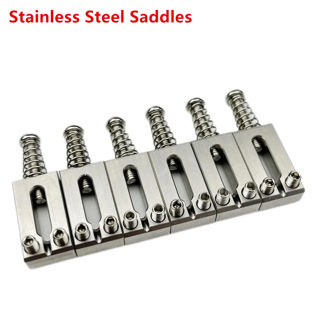 10.5MM 10.8MM Stainless Steel Modern Tremolo Bridge Saddles For ST TL Electric Guitar
10.5MM 10.8MM Stainless Steel Modern Tremolo Bridge Saddles For ST TL Electric Guitar