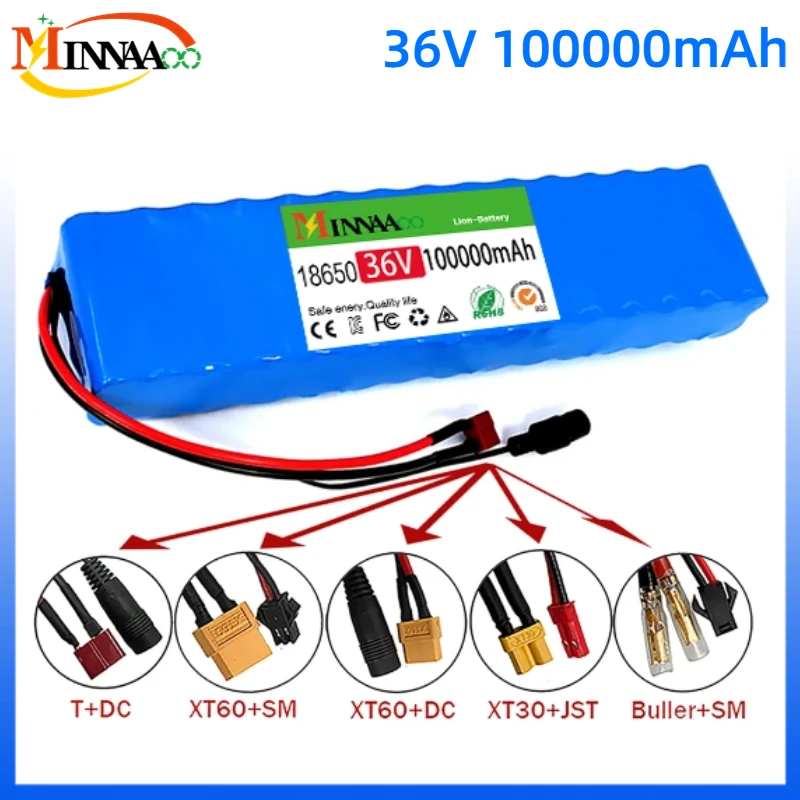 36 В 18650 Ач 10S3P 100 литиевый аккумулятор Вт 20A BMS T XT60 разъем для Xiaomi Mijia M365 Электрический велосипед Скутер
36 В 18650 Ач 10S3P 100 литиевый аккумулятор Вт 20A BMS T XT60 разъем для Xiaomi Mijia M365 Электрический велосипед Скутер