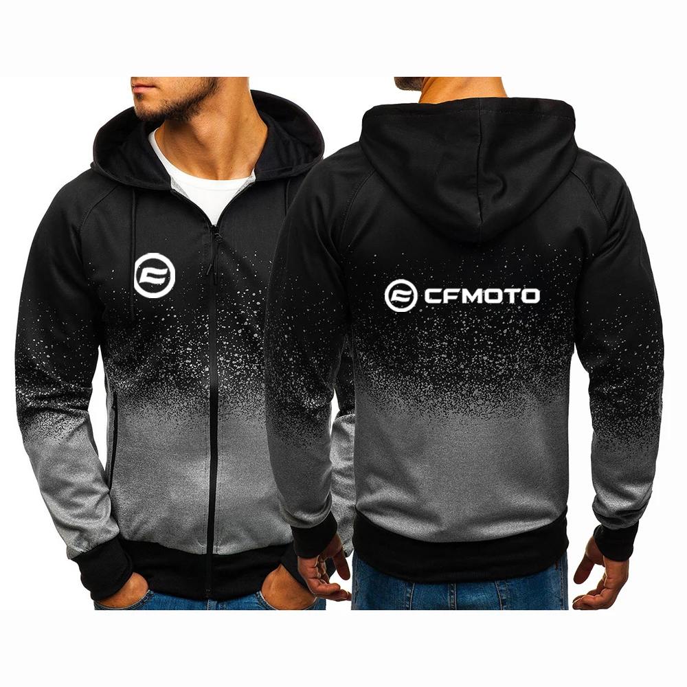 Cfmoto 2023 Men Popular Autumn Winter Gradient Fashion Harajuku Hoodie Zipper Up Pullover Sweatshirt Coat
Cfmoto 2023 Men Popular Autumn Winter Gradient Fashion Harajuku Hoodie Zipper Up Pullover Sweatshirt Coat