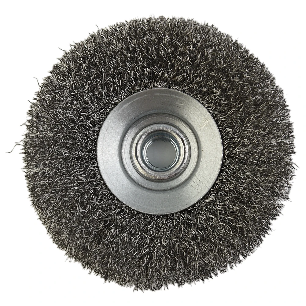 Abrasive Tools 100mm M14 Thread Rotary Stainless Steel Wire Brush Bevel Wheel Angle Grinder Descaling, Deburring Woodworking 1pc
Abrasive Tools 100mm M14 Thread Rotary Stainless Steel Wire Brush Bevel Wheel Angle Grinder Descaling, Deburring Woodworking 1pc