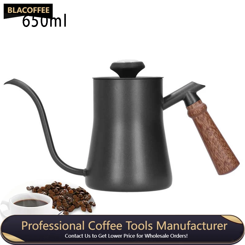 Coffee Pot 650ml Stainless Steel Long Narrow Spout Coffee Kettle Household Hand Punch Pot Pressure Pot with Thermometer
Coffee Pot 650ml Stainless Steel Long Narrow Spout Coffee Kettle Household Hand Punch Pot Pressure Pot with Thermometer