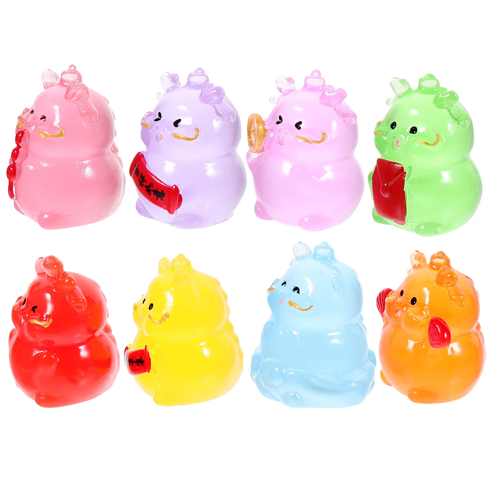 8pcs Miniature Resin Dragon Decor Luminous Miniature Animal Craft Micro Landscape Resin Dragon(Mixed Style)
8pcs Miniature Resin Dragon Decor Luminous Miniature Animal Craft Micro Landscape Resin Dragon(Mixed Style)