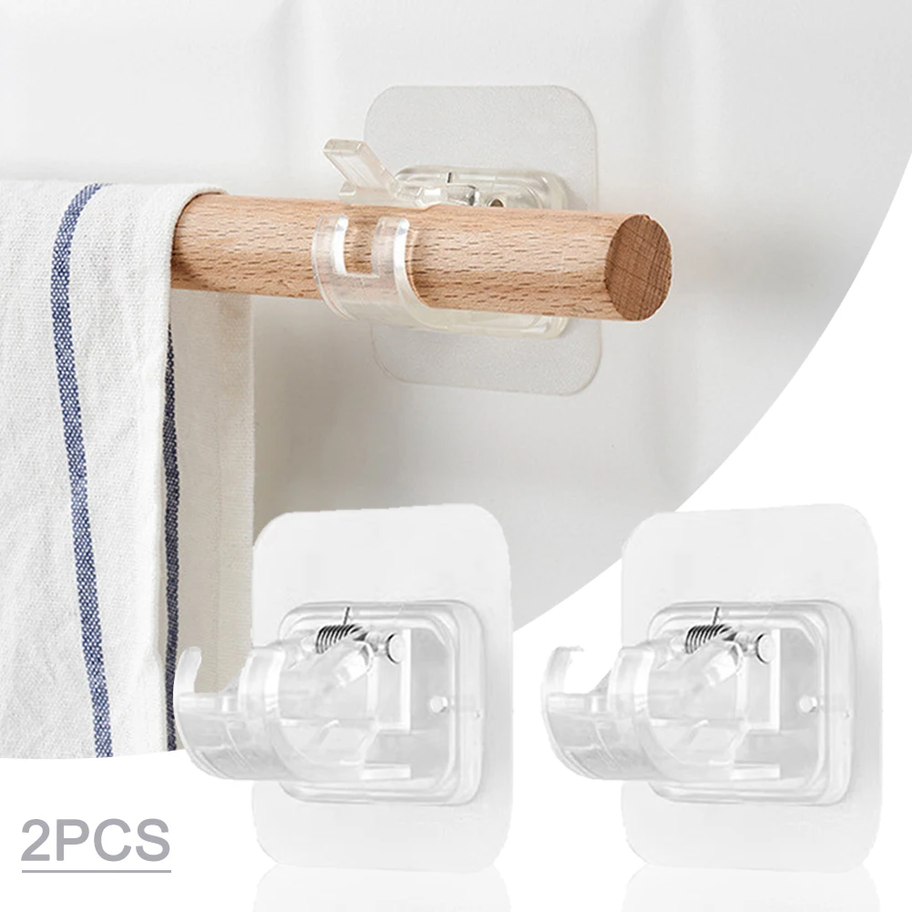 2PCS Curtain Rod Bracket Adjustable Clear Wall Bracket Hooks Self Adhesive Rods Hanger for Home
2PCS Curtain Rod Bracket Adjustable Clear Wall Bracket Hooks Self Adhesive Rods Hanger for Home