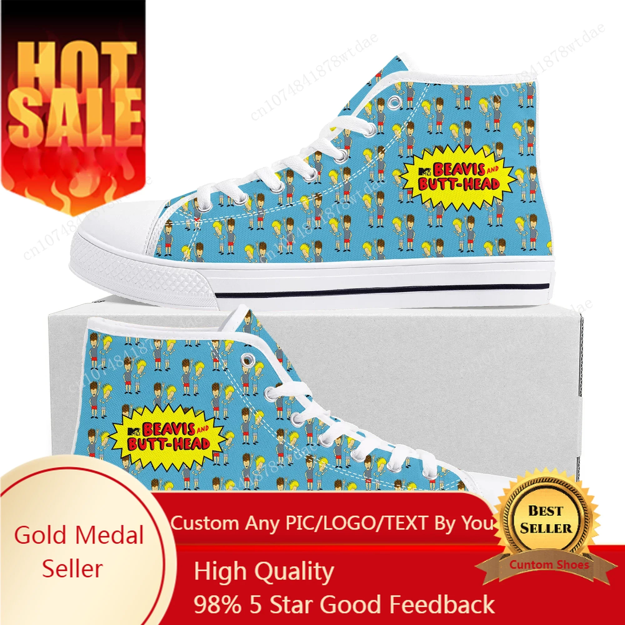 Butthead Butt Head Rock N Roll High Top Sneakers Mens Womens Teenager High Quality Canvas Sneaker Comics Couple Customized Shoes
Butthead Butt Head Rock N Roll High Top Sneakers Mens Womens Teenager High Quality Canvas Sneaker Comics Couple Customized Shoes
