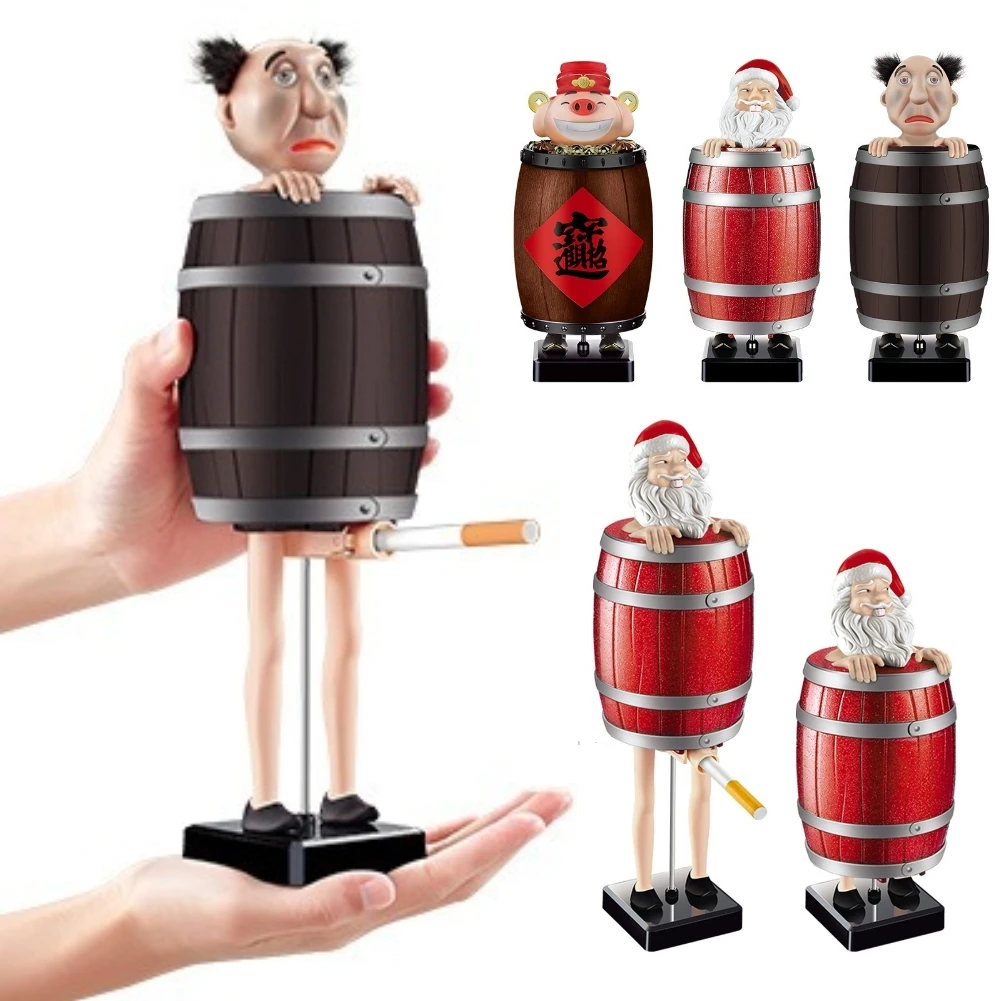 Cigarette Holder Strange Uncle Santa Wooden Barrel Cigarette Box Funny Xmas Novelty Gift Reusable for Christmas Party Home Decor
Cigarette Holder Strange Uncle Santa Wooden Barrel Cigarette Box Funny Xmas Novelty Gift Reusable for Christmas Party Home Decor