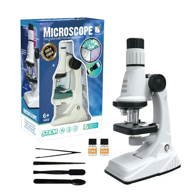 

Детский штатив, микроскоп 1200X HD, эксперименты с изображением, научные эксперименты, портативный набор для детей, научные игрушки  