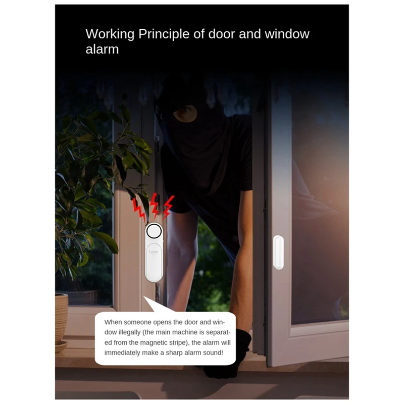 1Set Smart Door Window Sensor Smart Home Door Detectors Door And Window Burglar Alarms White
1Set Smart Door Window Sensor Smart Home Door Detectors Door And Window Burglar Alarms White