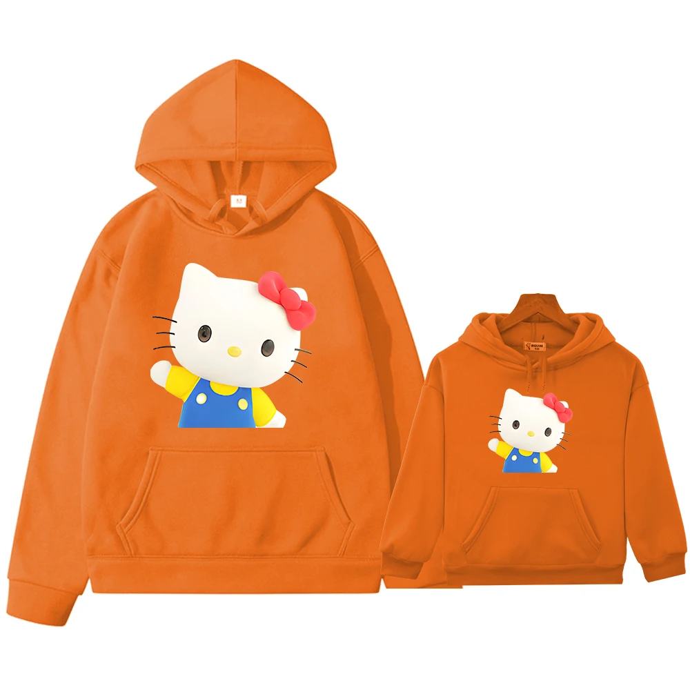 Autumn Print hoodies hello kitty mommy and daughter matching clothe Fleece sweatshirt Casual Family outfit y2k sudadera pullover
Autumn Print hoodies hello kitty mommy and daughter matching clothe Fleece sweatshirt Casual Family outfit y2k sudadera pullover