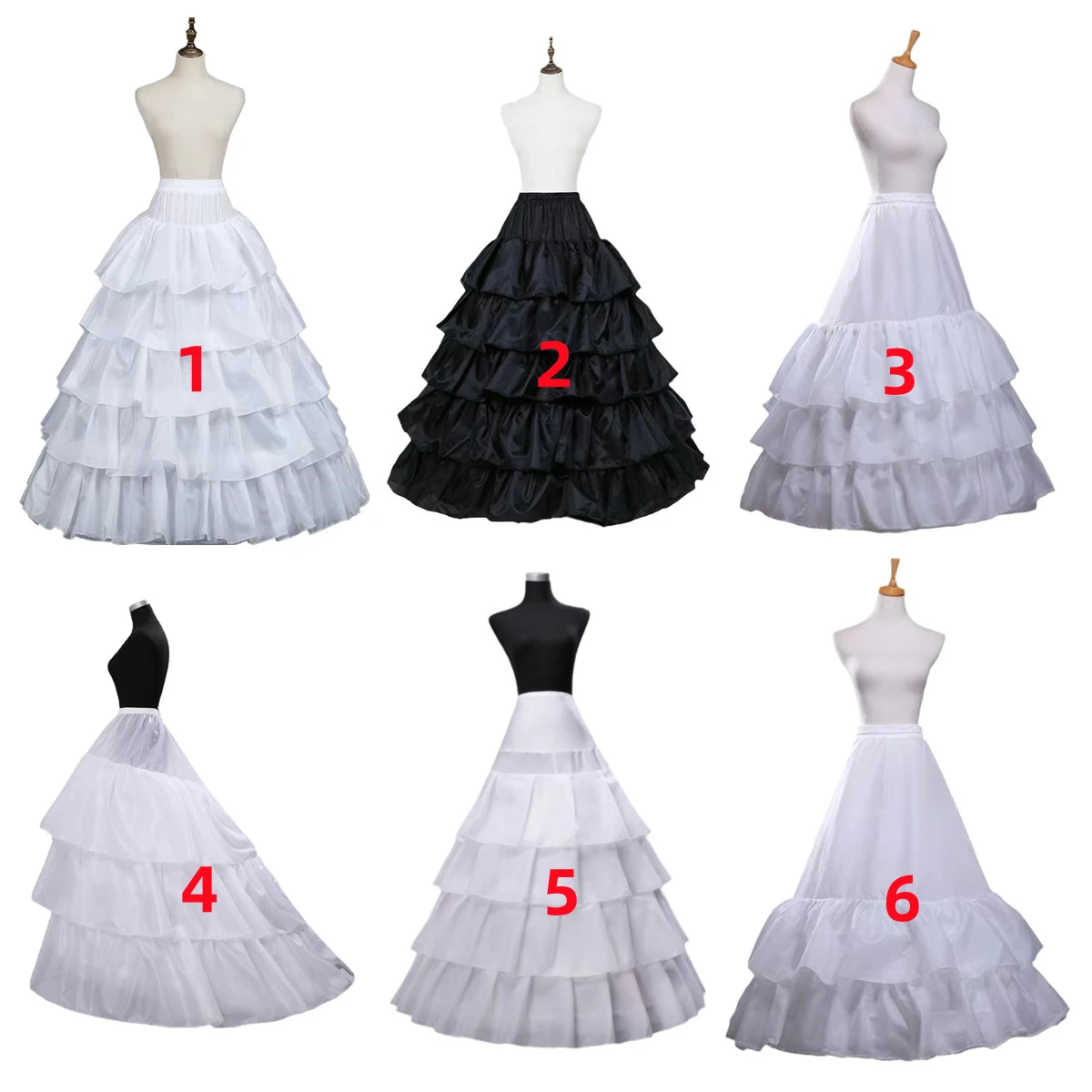 New Arrival 2 3 4 Hoops ruffled Petticoat, Woman 4 Layers Ball Gown for Wedding Dress Or Party and Dancing Underskirt Crinoline
New Arrival 2 3 4 Hoops ruffled Petticoat, Woman 4 Layers Ball Gown for Wedding Dress Or Party and Dancing Underskirt Crinoline