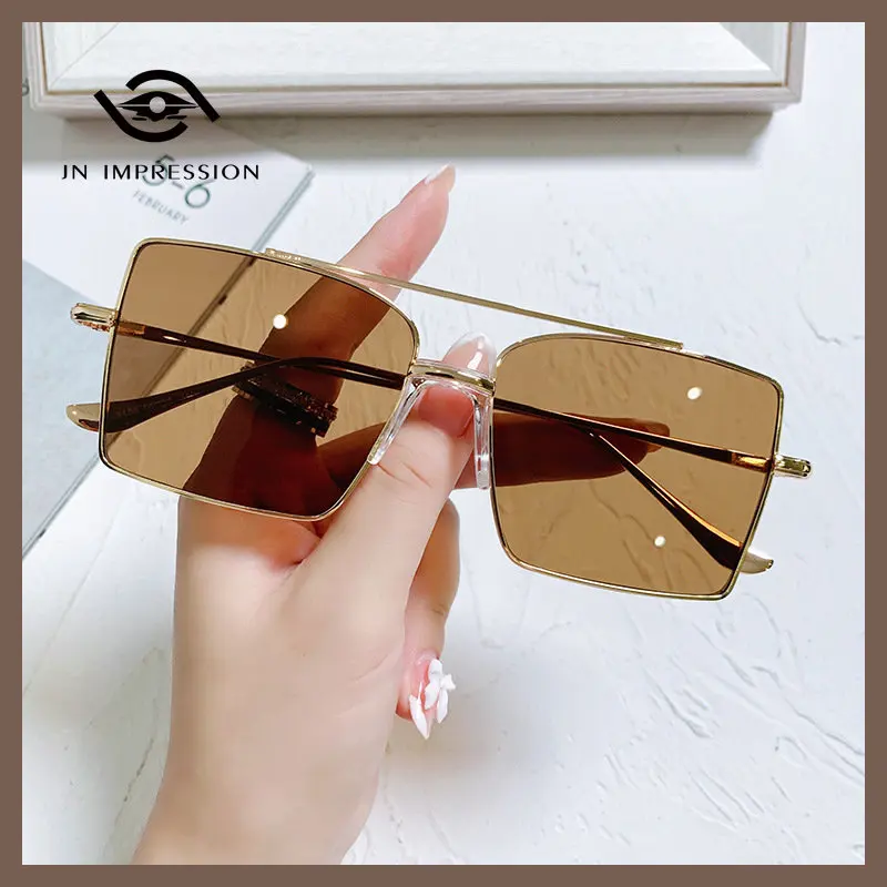 New Korean Version Sunglasses Men's Fashion Trend Metal Large Double Beam Frame Gradual Color Sunglasses
New Korean Version Sunglasses Men's Fashion Trend Metal Large Double Beam Frame Gradual Color Sunglasses