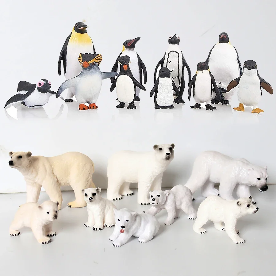 Realistic Polar Animal Toy Figurines Set,Includes Polar Bear,Varieties of Emperor Penguin Family Educational Figures for Kids
Realistic Polar Animal Toy Figurines Set,Includes Polar Bear,Varieties of Emperor Penguin Family Educational Figures for Kids