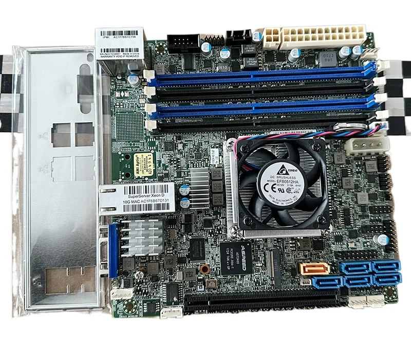 

X10SDV-16C-TLN2F Server ITX Motherboard D1581 Dual 10 Gigabit Network Port