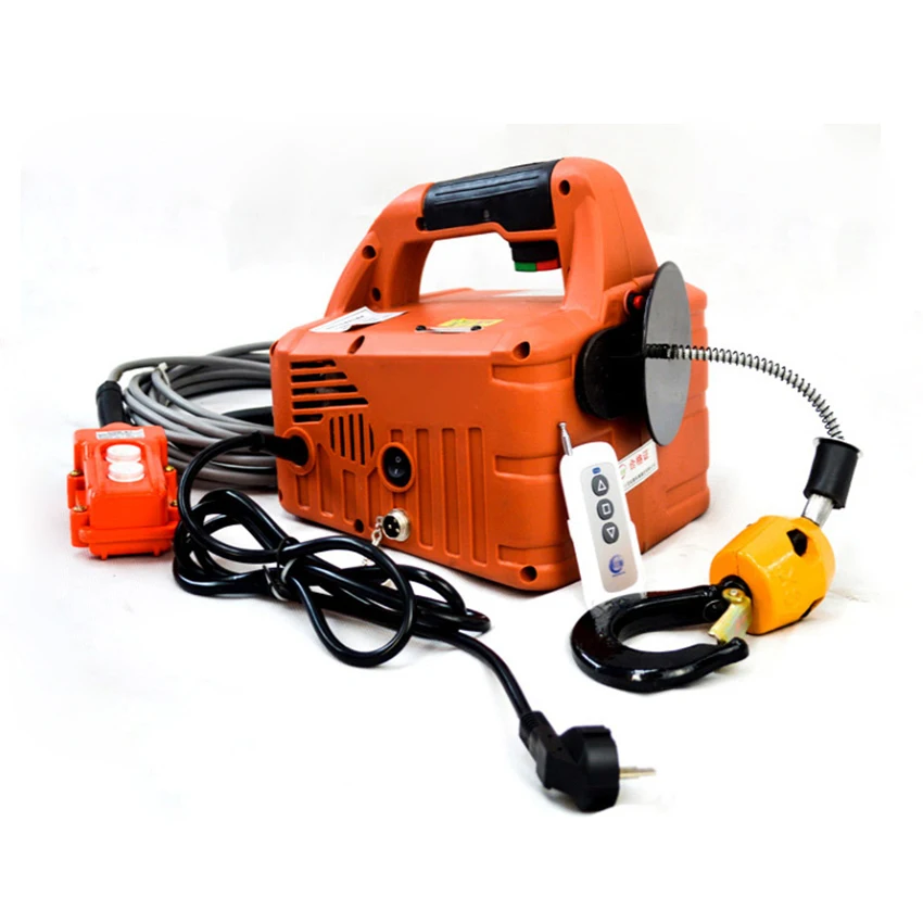 220V 100KG 25M Remote Control Crane Hoist Wire Rope Electric Hoist Aluminum Shell Hoist Household Indoor Small Crane Hoist
220V 100KG 25M Remote Control Crane Hoist Wire Rope Electric Hoist Aluminum Shell Hoist Household Indoor Small Crane Hoist