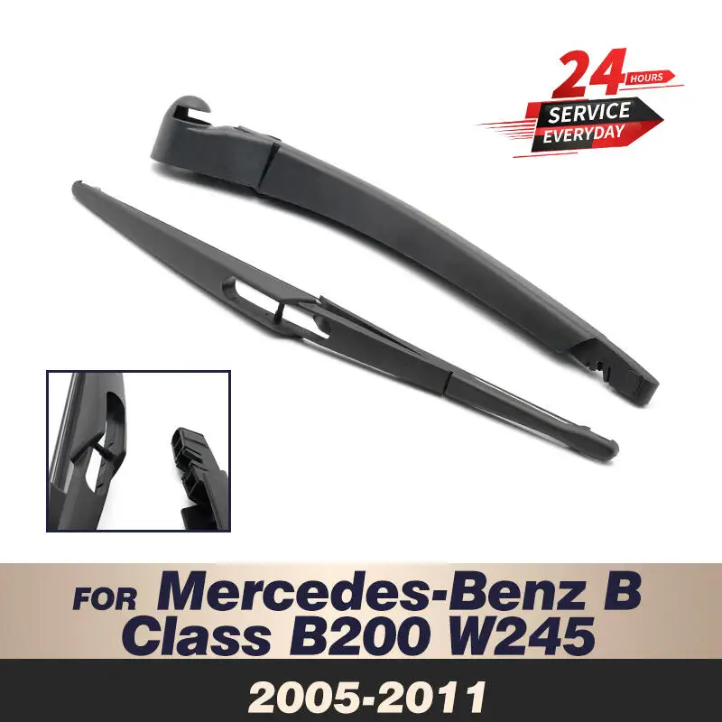 Wiper 12" Rear Wiper Blade & Arm Set Kit For Mercedes-Benz B Class B200 W245 2005-2011 2006 Windshield Windscreen Rear Window
Wiper 12" Rear Wiper Blade & Arm Set Kit For Mercedes-Benz B Class B200 W245 2005-2011 2006 Windshield Windscreen Rear Window