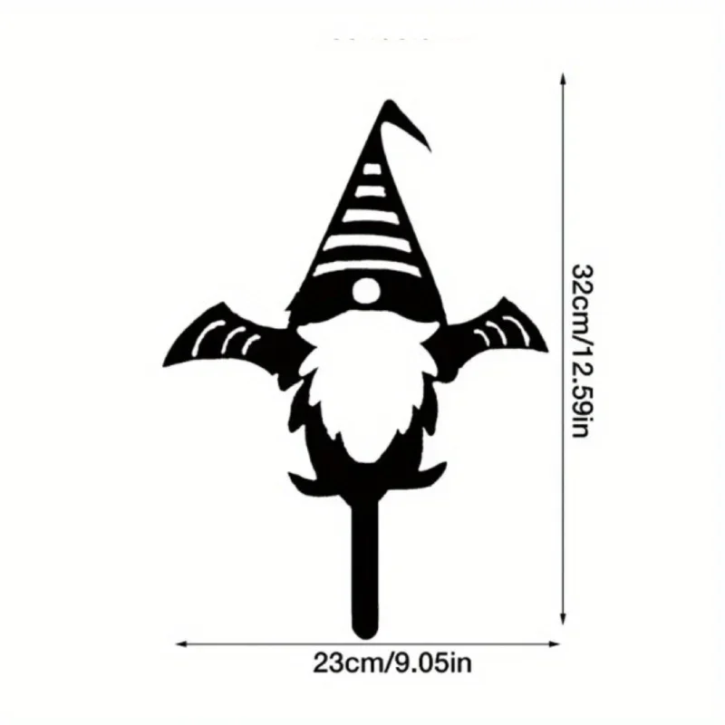 

CIFBUY Decoration Metal Garden Stake Metal Wizard Garden Decor Stakes Yard Decor Art Lawn, Outdoor Home Decor Animal Silhouette