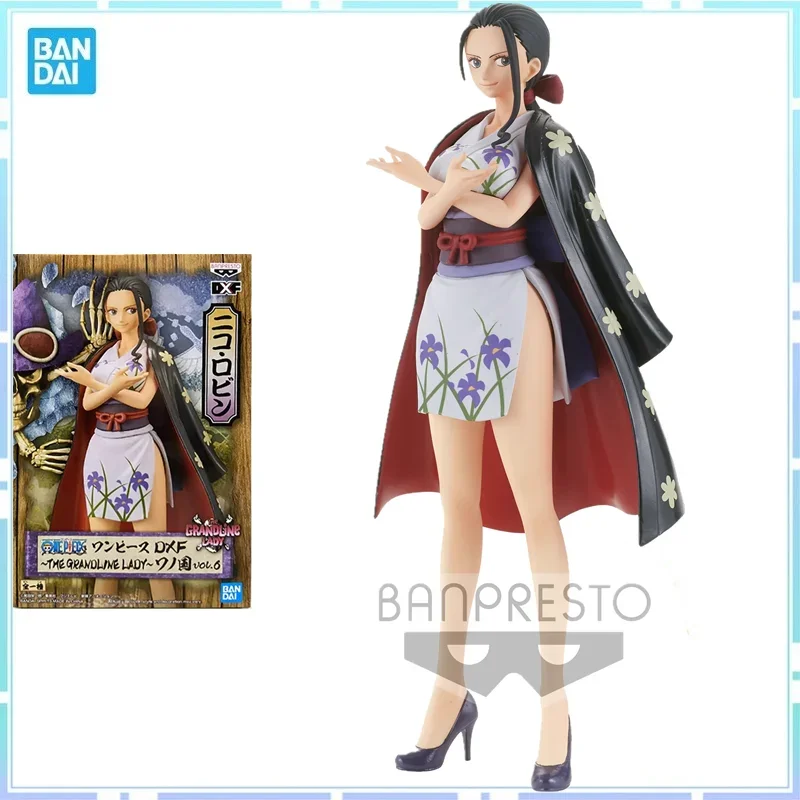 

Bandai Original BANPRESTO Anime One Piece DXF Wanno Country Nico Robin PVC Action Figure Model Toy Gift Christmas gift for kids