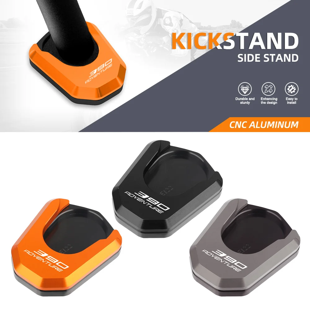 FOR 390 ADV Adventure 2019 2020 2021 2022 Motorcycle CNC Kickstand Enlarge Plate Foot Side Stand Enlarger Extension Support Pad
FOR 390 ADV Adventure 2019 2020 2021 2022 Motorcycle CNC Kickstand Enlarge Plate Foot Side Stand Enlarger Extension Support Pad