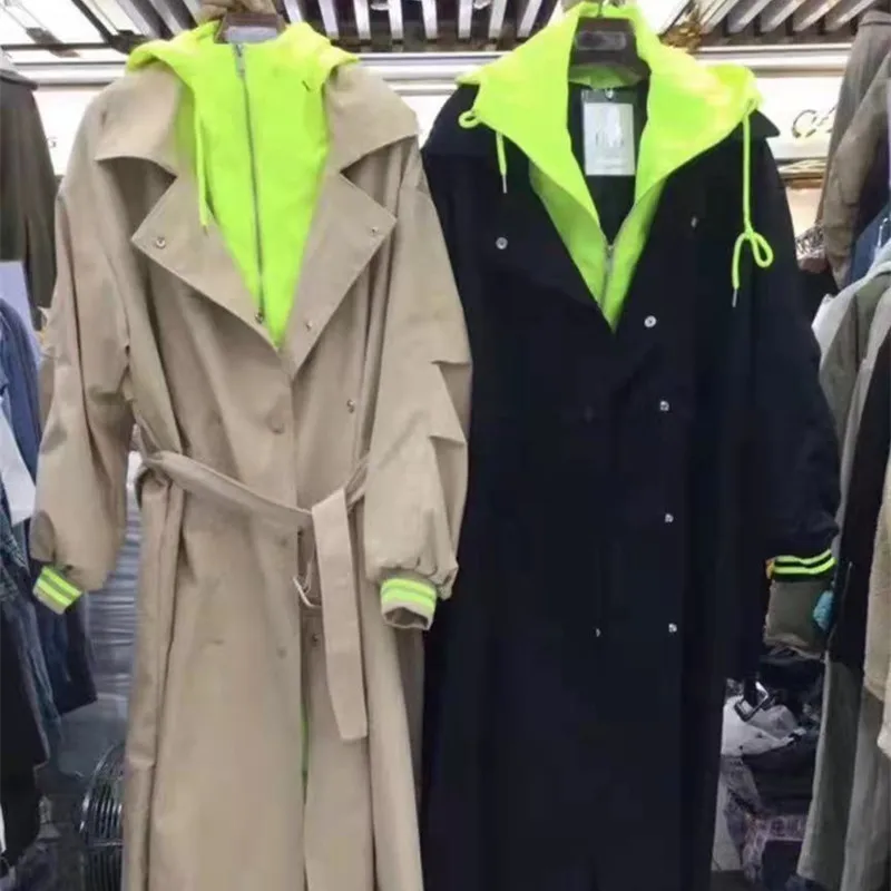 High Quality 2022 Spring Hooded Trench Coat Korean Plus Size Khaki Long Coat Women Trenchcoat Overcoat Fall Clothes Femme
High Quality 2022 Spring Hooded Trench Coat Korean Plus Size Khaki Long Coat Women Trenchcoat Overcoat Fall Clothes Femme