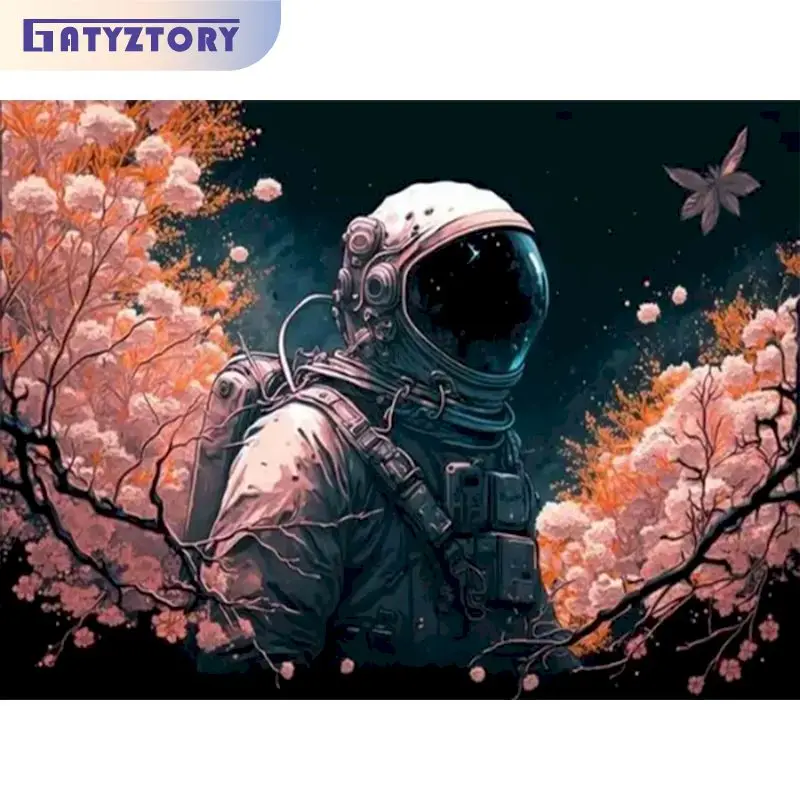 GATYZTORY Oil Painting By Numbers Astronaut Diy Gift For Adults Drawing By Numbers Handiwork Artwork Home Decoration
GATYZTORY Oil Painting By Numbers Astronaut Diy Gift For Adults Drawing By Numbers Handiwork Artwork Home Decoration