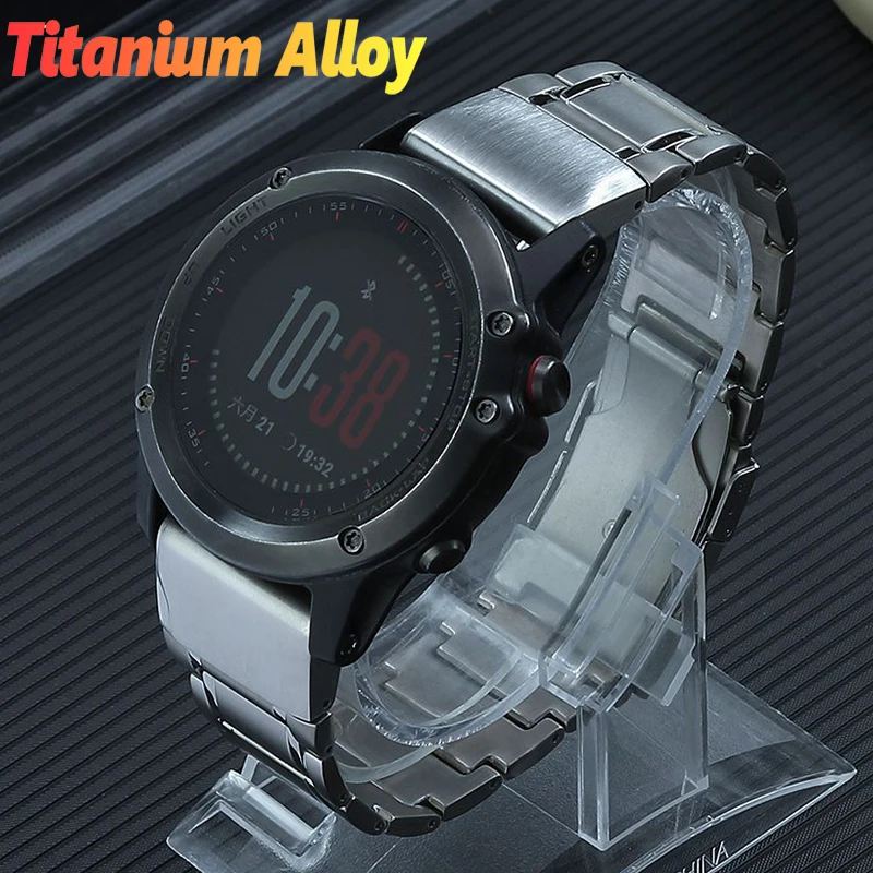 Quick Fit Titanium Alloy Metal Watch Band 22mm 26mm for Garmin Fenix 6 6X 7X 7 Solar / 6 Pro / 5 Plus/ Instinct/epix Gen 2 Strap
Quick Fit Titanium Alloy Metal Watch Band 22mm 26mm for Garmin Fenix 6 6X 7X 7 Solar / 6 Pro / 5 Plus/ Instinct/epix Gen 2 Strap