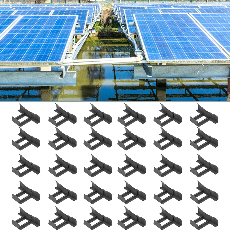 30Pcs Solar Panel Mud Automatically Removal Water Cleaning Clip Drain Diversion Clip 30/35/40mm Anti-aging Long-term Outdoor Use
30Pcs Solar Panel Mud Automatically Removal Water Cleaning Clip Drain Diversion Clip 30/35/40mm Anti-aging Long-term Outdoor Use