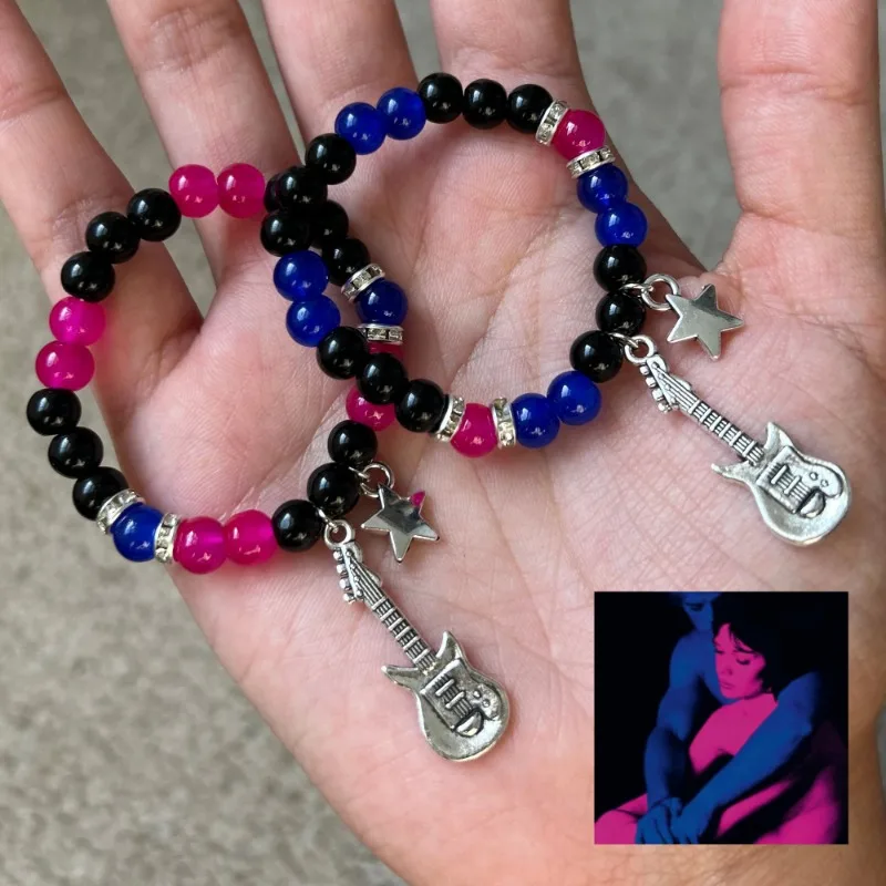2pcs Couple Guitar Beads Bracelet Tv Girl Matching Bracelets Who Really Cares Album Inspired Bracelets Best Friends Jewelry Gift
2pcs Couple Guitar Beads Bracelet Tv Girl Matching Bracelets Who Really Cares Album Inspired Bracelets Best Friends Jewelry Gift