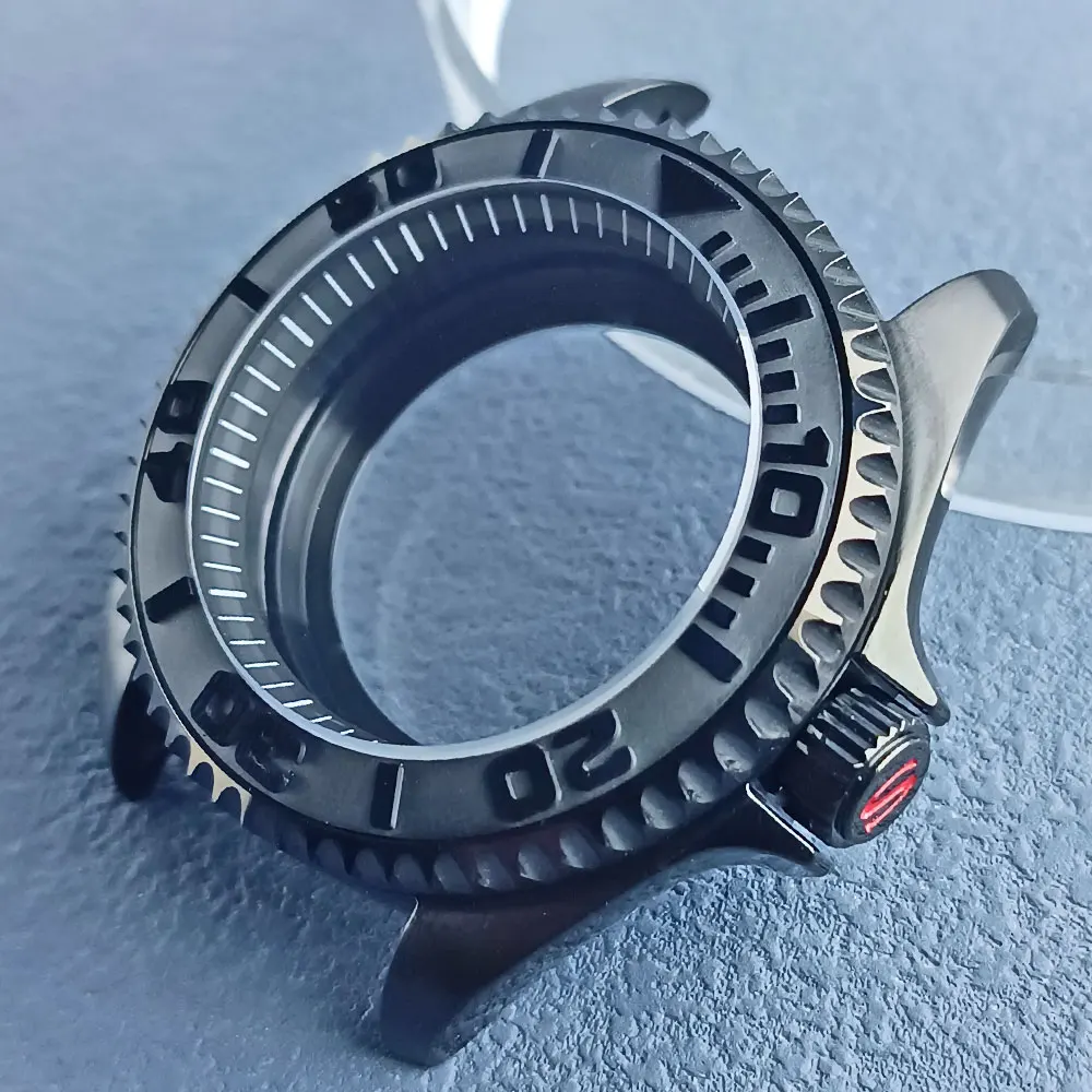 42mm SKX 007 black watch case 316L stainless steel sapphire glass fit nh34 nh35 nh36 movement 10BAR waterproof Glass back cover
42mm SKX 007 black watch case 316L stainless steel sapphire glass fit nh34 nh35 nh36 movement 10BAR waterproof Glass back cover