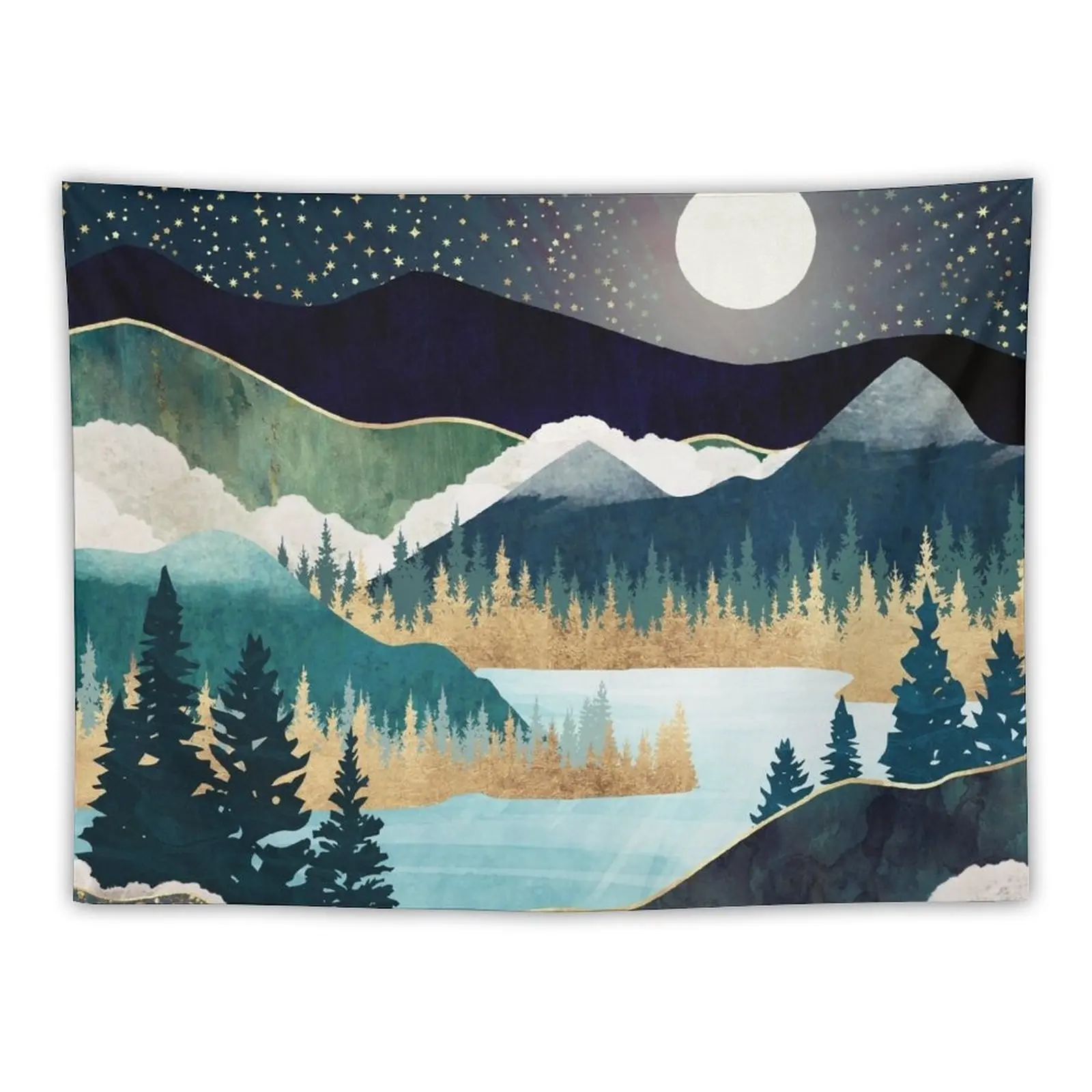 

Star Lake Tapestry Funny Decor Home Hanging Wall Home Decorations Aesthetic Tapestry