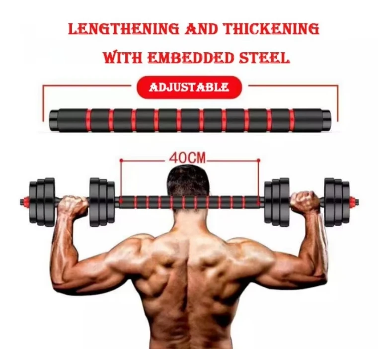 10kg-50kg Multifunction Home Gym Dumbbell Set Custom Logo Color Fitness Dumbbell and Barbell Made of Cement S21e34b2ef9084c0299ea5ff29be2e7119