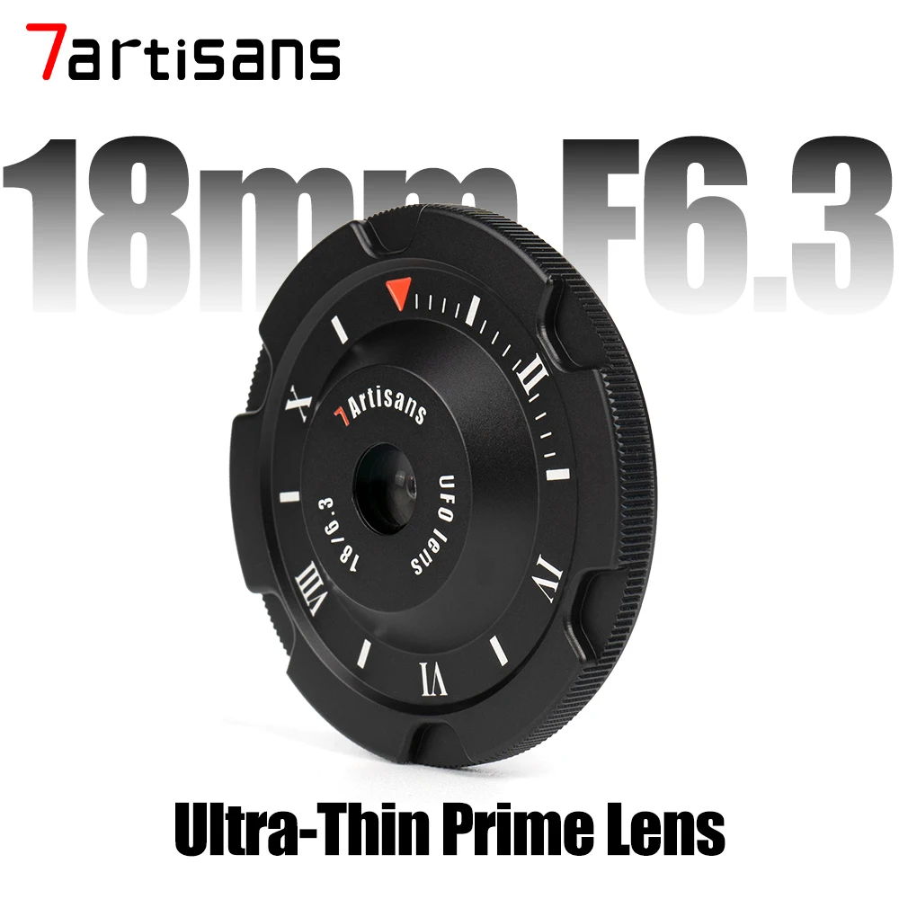

7artisans 18mm F6.3 Ultra-Thin APS-C Prime Compact Mirrorless Cameras Lens for Canon EOS-M M1 M2 M3 M5 M6 M10 M100 M50