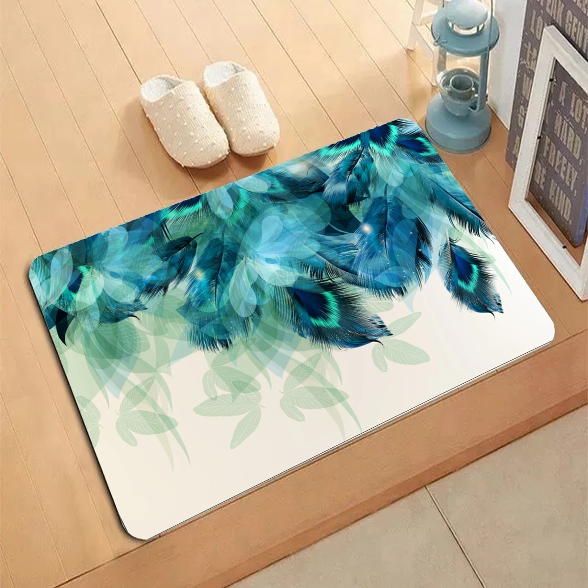 Colorful Feather Pattern Welcome Carpet Entrance Doormat Non-slip Living Room Kitchen Bedroom Decor Rug Floor Mats Modern style
Colorful Feather Pattern Welcome Carpet Entrance Doormat Non-slip Living Room Kitchen Bedroom Decor Rug Floor Mats Modern style