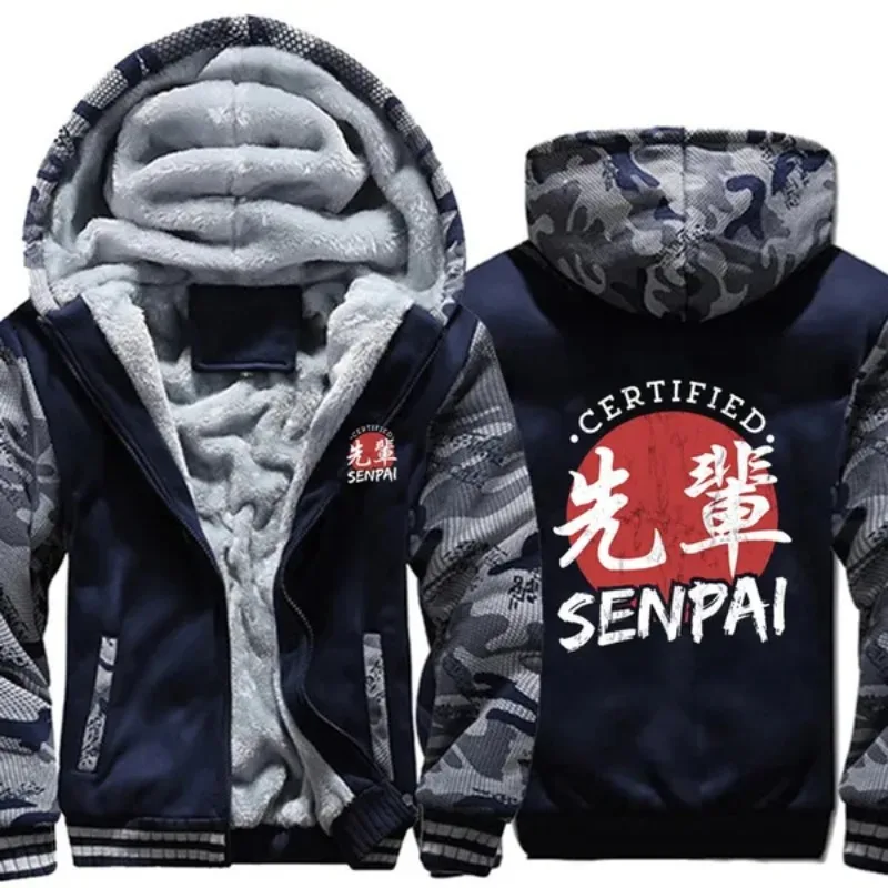 New Winter Men's Fashion Brand Senpai Printed Jacket Thickened Camouflage Jacket Outdoor Warm Jacket Long-Sleeved Jacket Tops
New Winter Men's Fashion Brand Senpai Printed Jacket Thickened Camouflage Jacket Outdoor Warm Jacket Long-Sleeved Jacket Tops