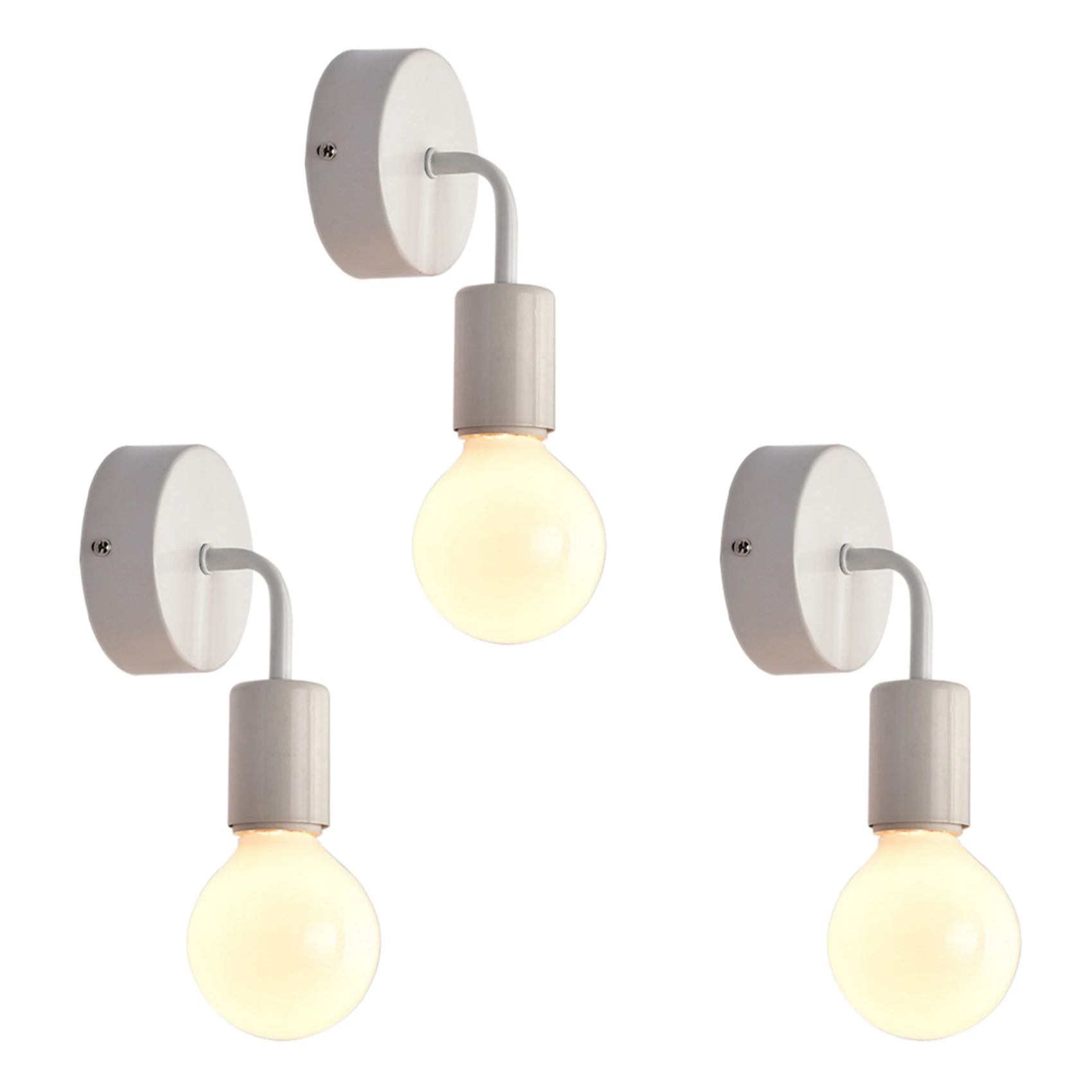 3X White Loft Antique Iron Simple Wall Lamp American Country Restaurant Bar Corridor Aisle Wall Sucker Wall Lamp
3X White Loft Antique Iron Simple Wall Lamp American Country Restaurant Bar Corridor Aisle Wall Sucker Wall Lamp