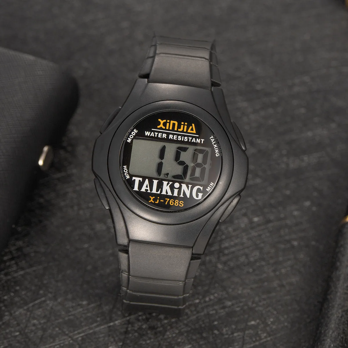 

Spanish Talking Watch for the Blind and Elderly and Visially Impaired People Electronic Sports Speak Watches 768TS