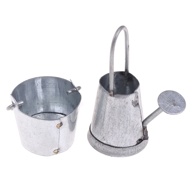 2pcs/set 1:12 Dollhouse Miniature Metal Water Bucket Kettle Model Furniture Kids Pretend Play For Doll Garden Decor Toys
2pcs/set 1:12 Dollhouse Miniature Metal Water Bucket Kettle Model Furniture Kids Pretend Play For Doll Garden Decor Toys