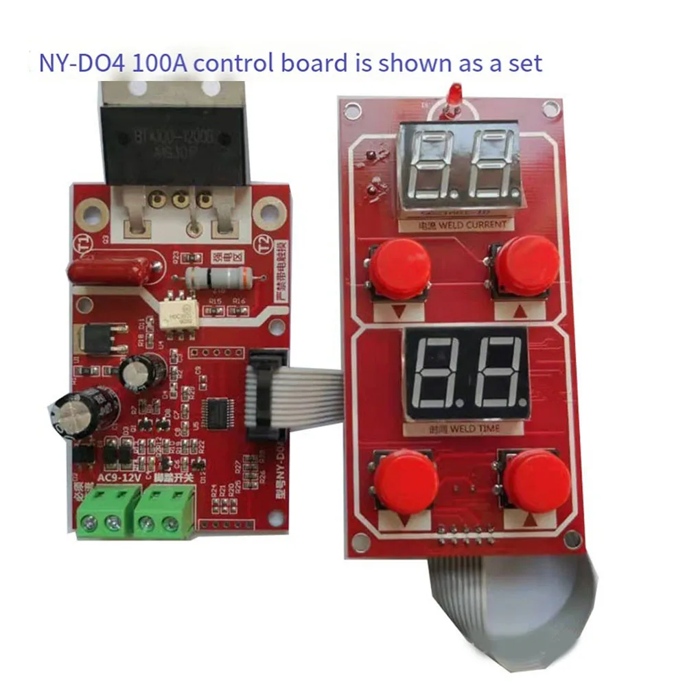 DIY Spot Welding Machine Transformer Controller 100A Digital Adjust Time Current AC9-12V 3w 50HZ/60HZ 0.56 Digital Tube Control
DIY Spot Welding Machine Transformer Controller 100A Digital Adjust Time Current AC9-12V 3w 50HZ/60HZ 0.56 Digital Tube Control