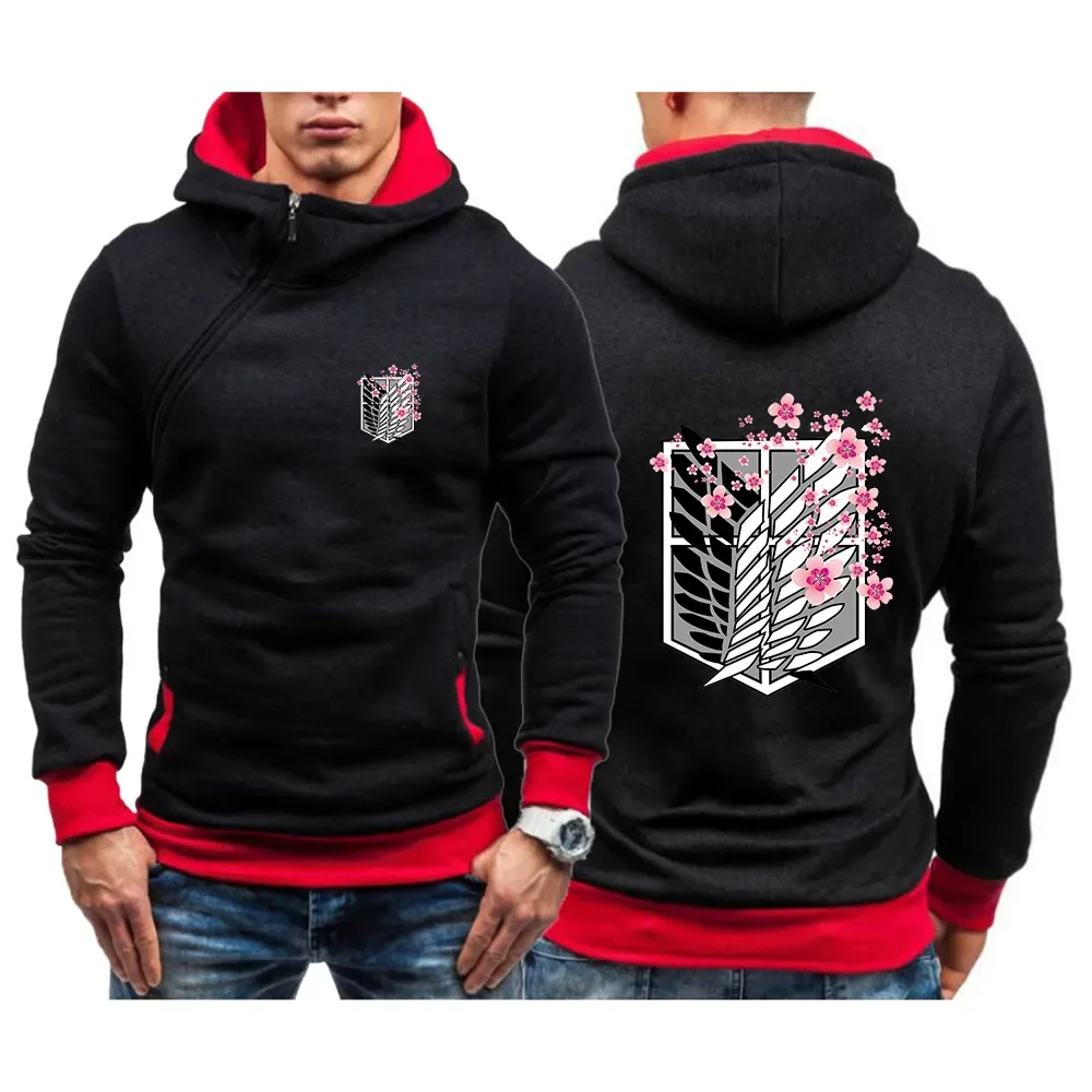 Attack on Titan Printed New Hooded Mens Pullover Diagonal Zipper Hoodies Autumn Winter Casual Jackets Hooded Sweatshirts
Attack on Titan Printed New Hooded Mens Pullover Diagonal Zipper Hoodies Autumn Winter Casual Jackets Hooded Sweatshirts