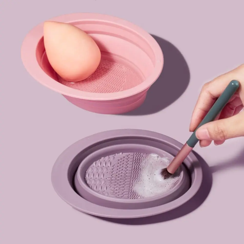 Foldable Makeup Brush Cleaning Bowl Silicone Beauty Cosmetic Scrubber Board Multifunction Cosmetic Holder
Foldable Makeup Brush Cleaning Bowl Silicone Beauty Cosmetic Scrubber Board Multifunction Cosmetic Holder