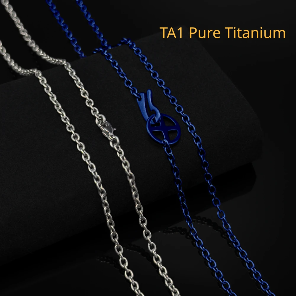 Fashion TA1 Pure Titanium O Chain Necklace Ultra-Light Anti-Allergy Skin Friendly Never Rust 3mm Men Women Chain for DIY Pendant
Fashion TA1 Pure Titanium O Chain Necklace Ultra-Light Anti-Allergy Skin Friendly Never Rust 3mm Men Women Chain for DIY Pendant