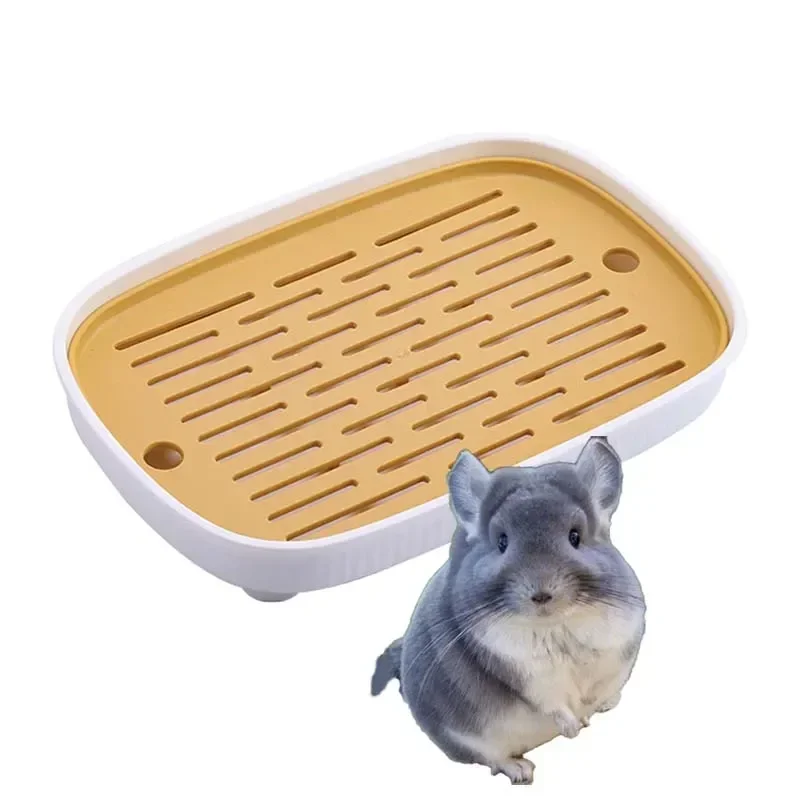 

Litter Chinchilla Box Pig Antiturnover Trainer Rabbit Pet Cleaning Corner Toilet Supplies Bathroom For Guinea Small