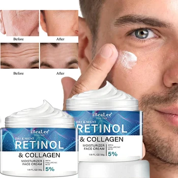 Retinol Anti-wrinkle Cream For Men Remove Face & Neck Wrinkles Firming Moisturizing Skin Face Cream Anti-aging Facial Treatment