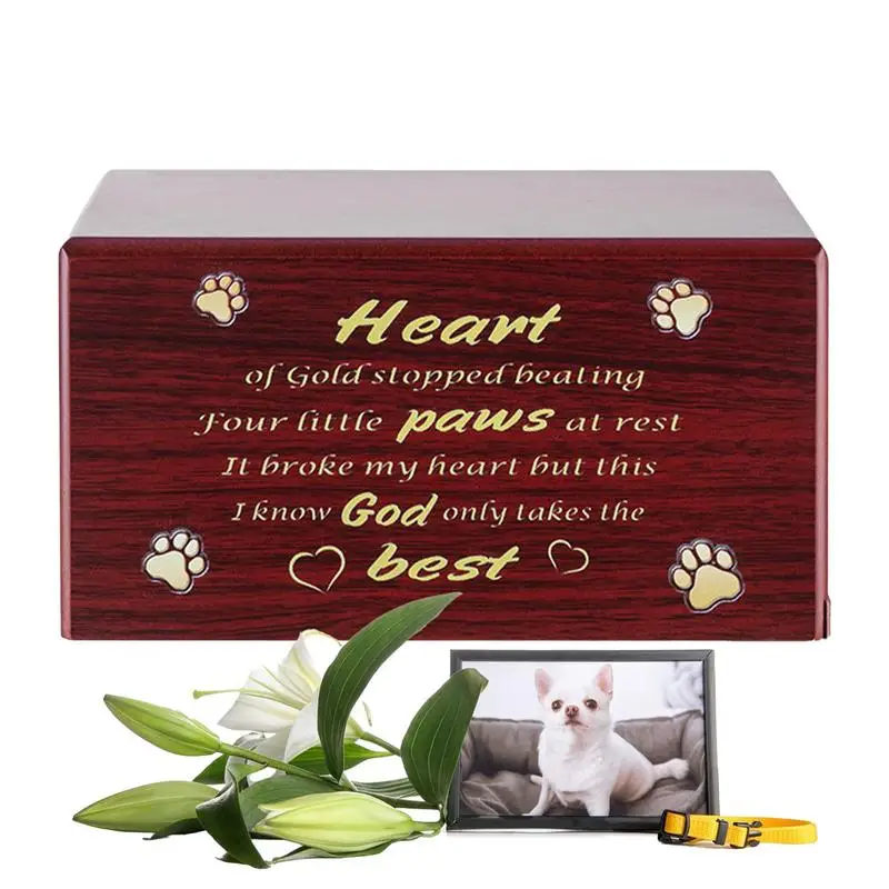 Wooden Urn Box for Pet Dog Cat Pet Cremation Ashes Wooden Box Urn Rabbits Birds Memorial Keepsake Pet Memory Box for Bedroom
Wooden Urn Box for Pet Dog Cat Pet Cremation Ashes Wooden Box Urn Rabbits Birds Memorial Keepsake Pet Memory Box for Bedroom